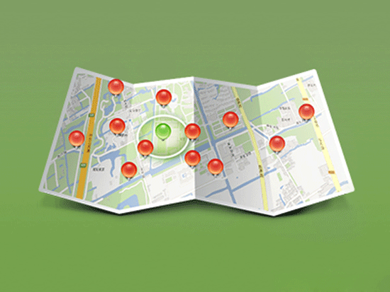 手机GPS地图定位——西安博汇测绘仪器